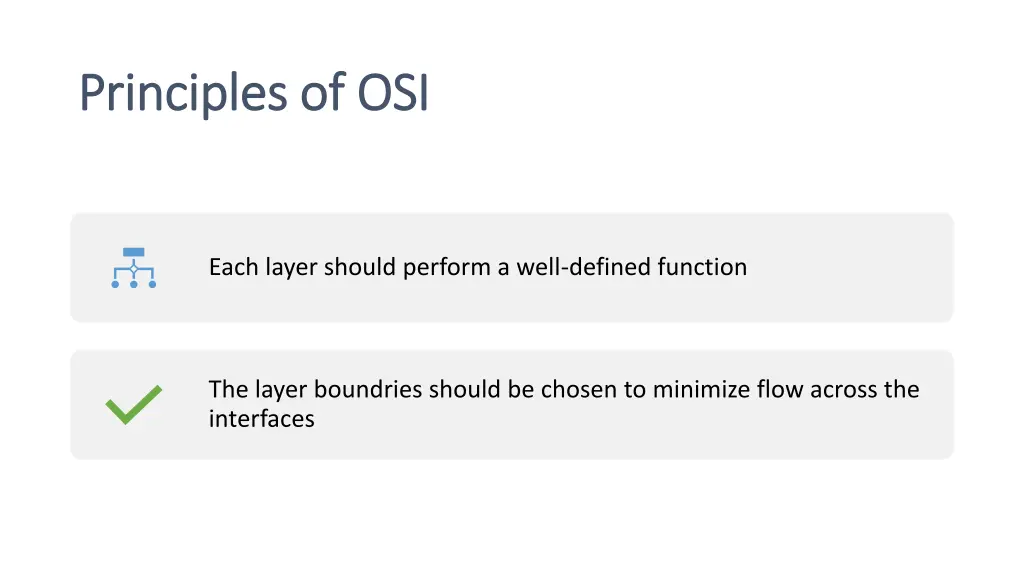 principles principles of osi