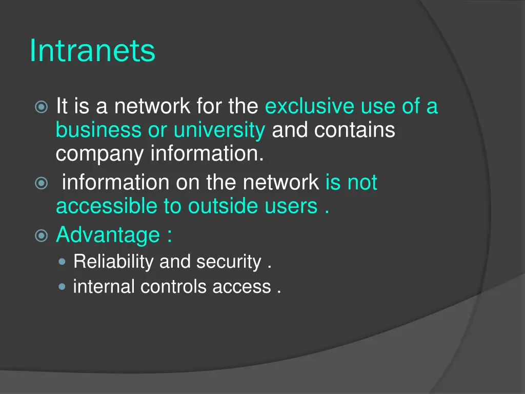 intranets