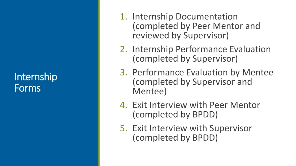 1 internship documentation completed by peer