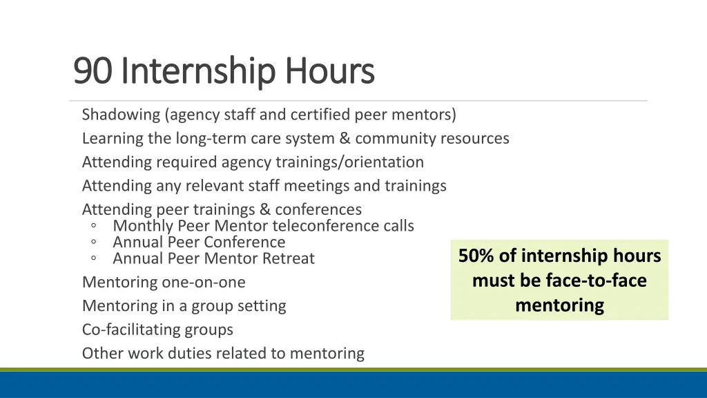 90 90 internship hours internship hours