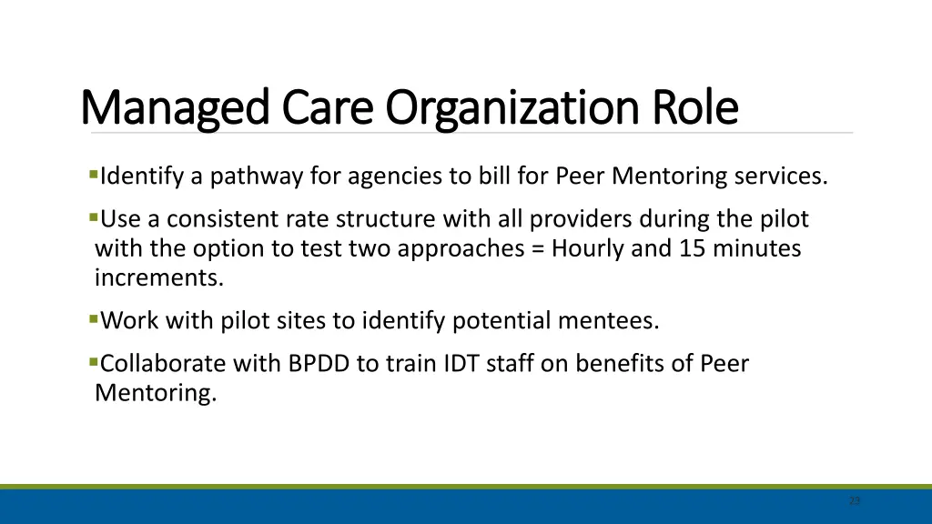 managed care organization role managed care
