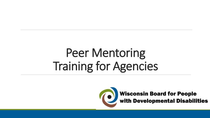 peer mentoring peer mentoring training