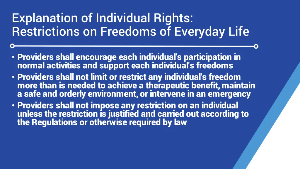 explanation of individual rights restrictions 1