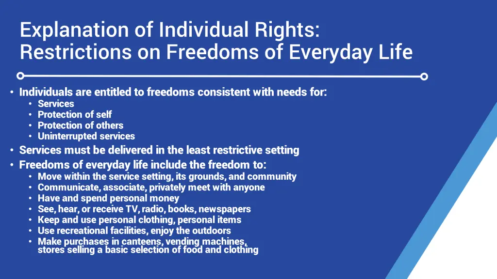 explanation of individual rights restrictions