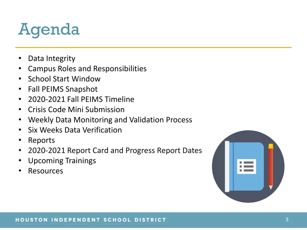 agenda
