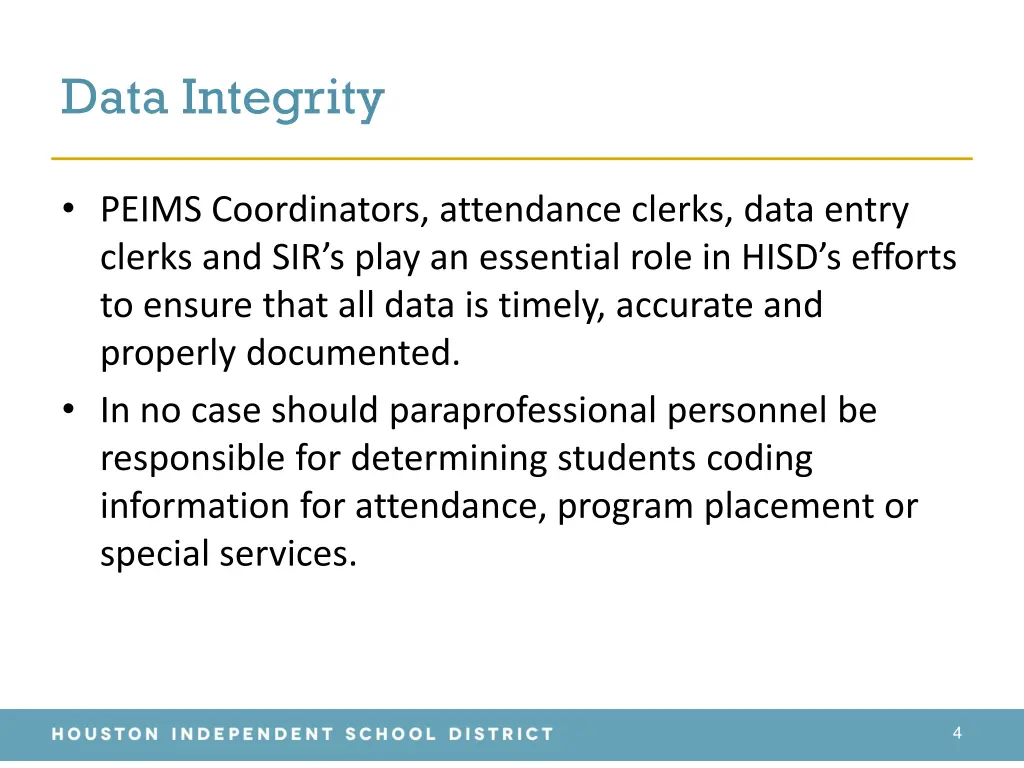 data integrity