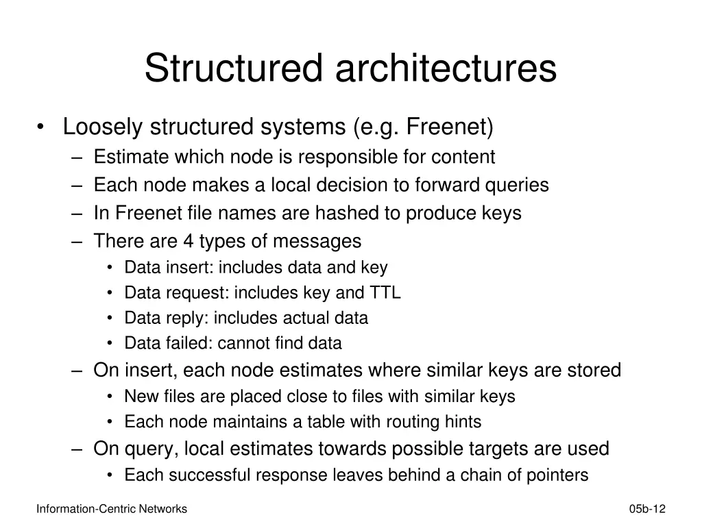 structured architectures