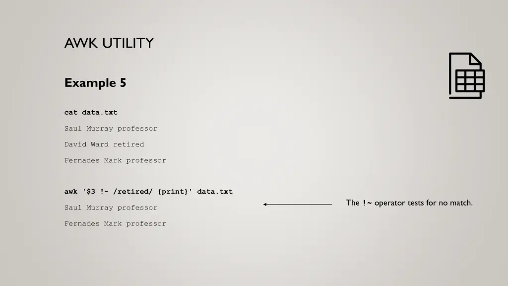 awk utility 10