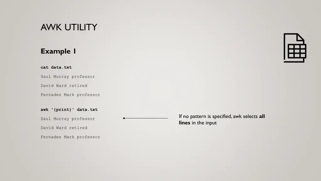 awk utility 5