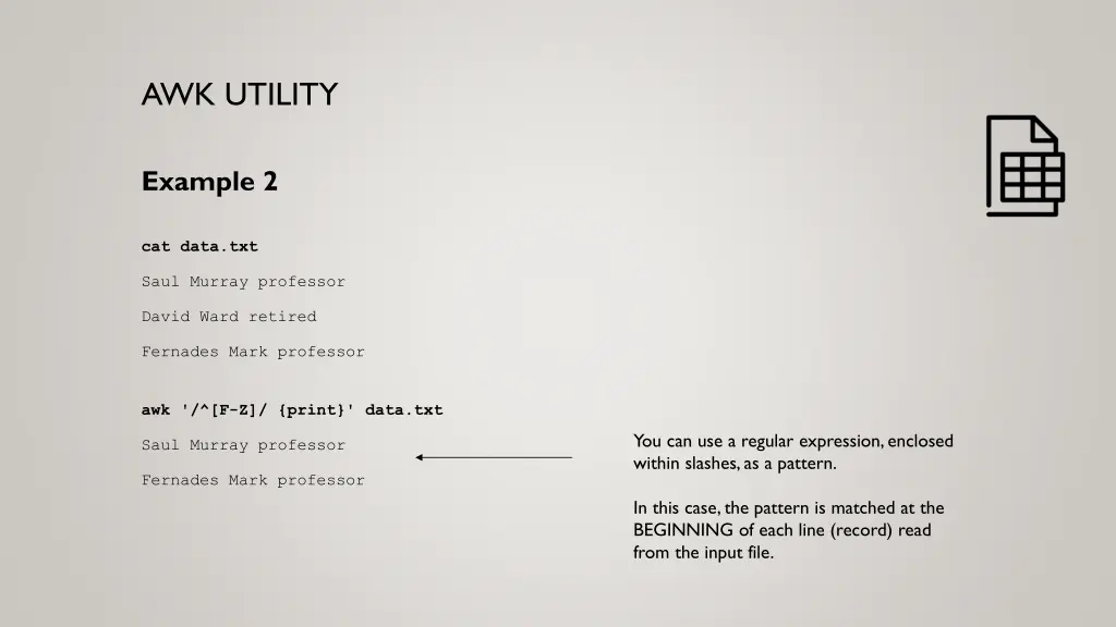 awk utility 6
