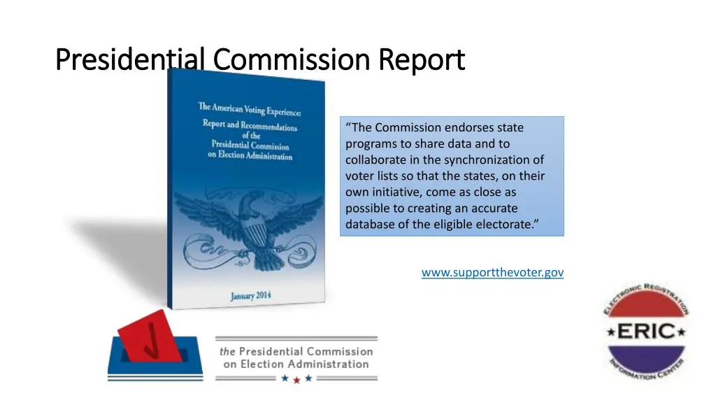 presidential commission report presidential