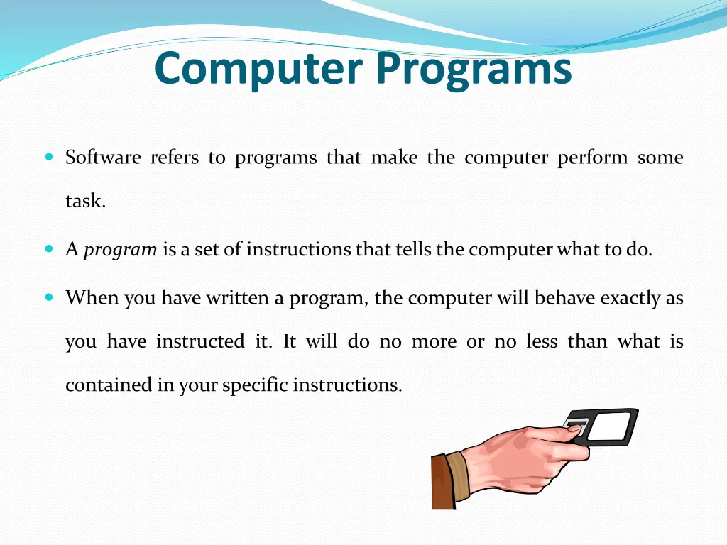 computer programs