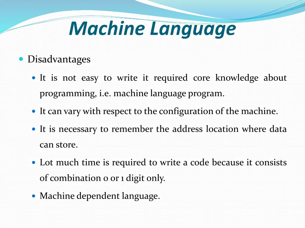 machine language 2