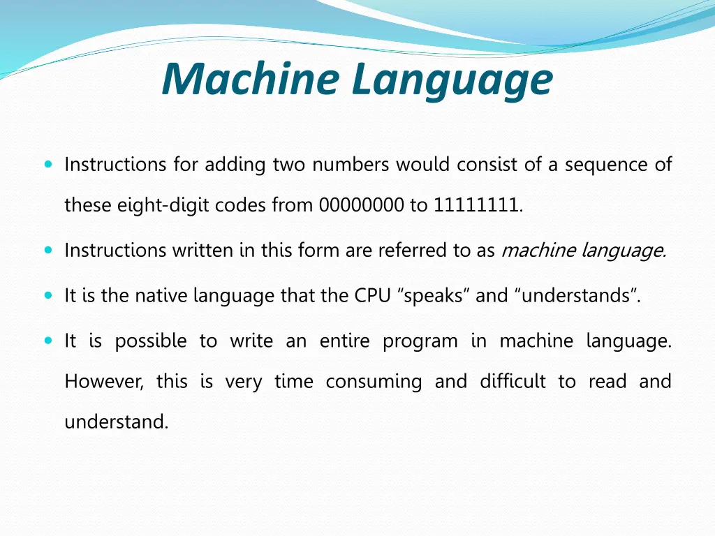 machine language