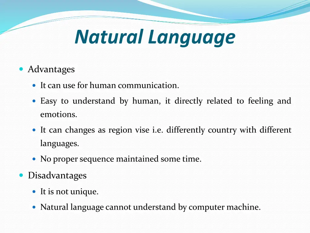 natural language 1