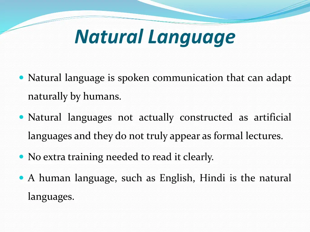 natural language