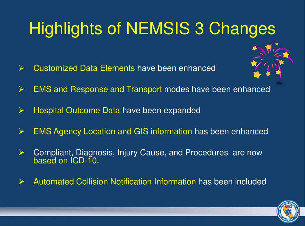 highlights of nemsis 3 changes