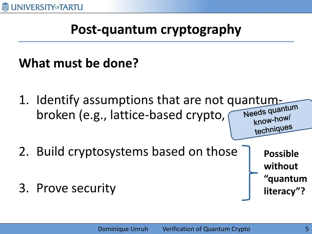 post quantum cryptography