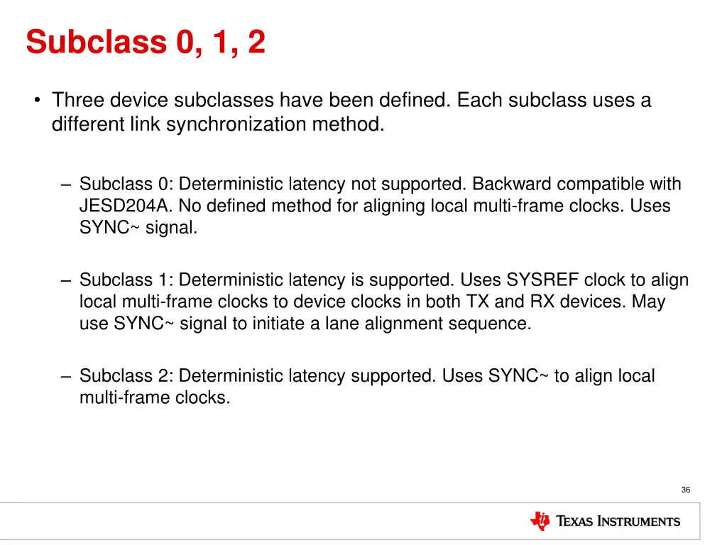 subclass 0 1 2