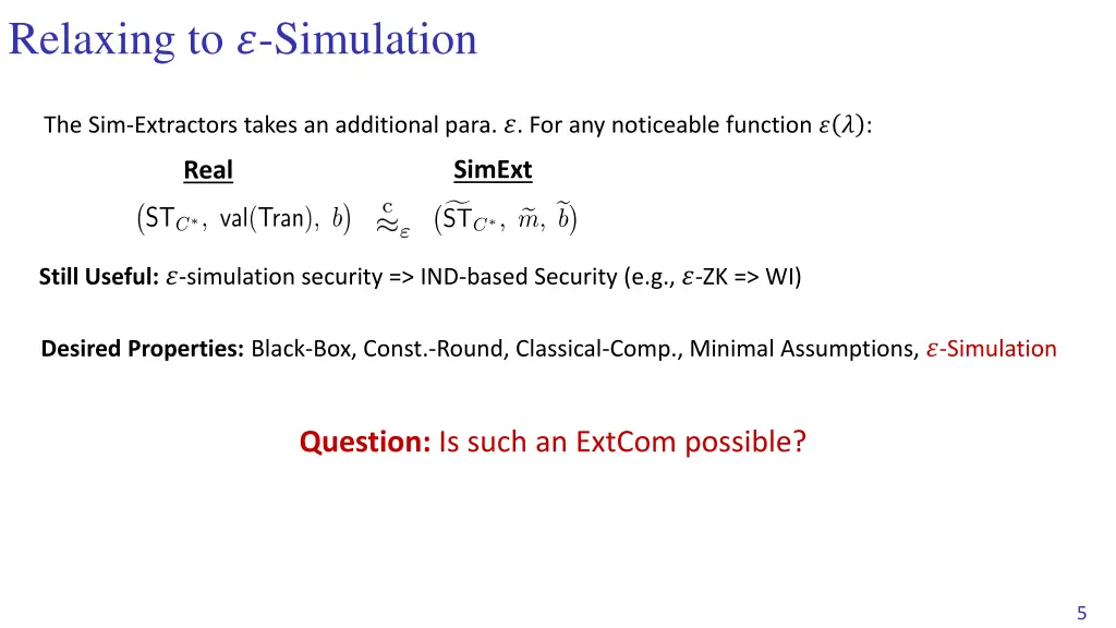 relaxing to simulation