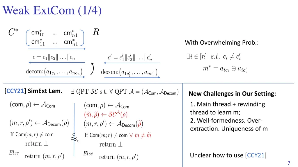 weak extcom 1 4