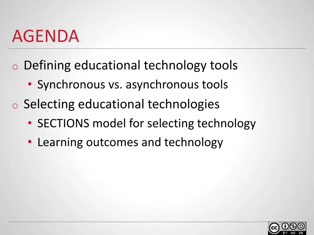 agenda
