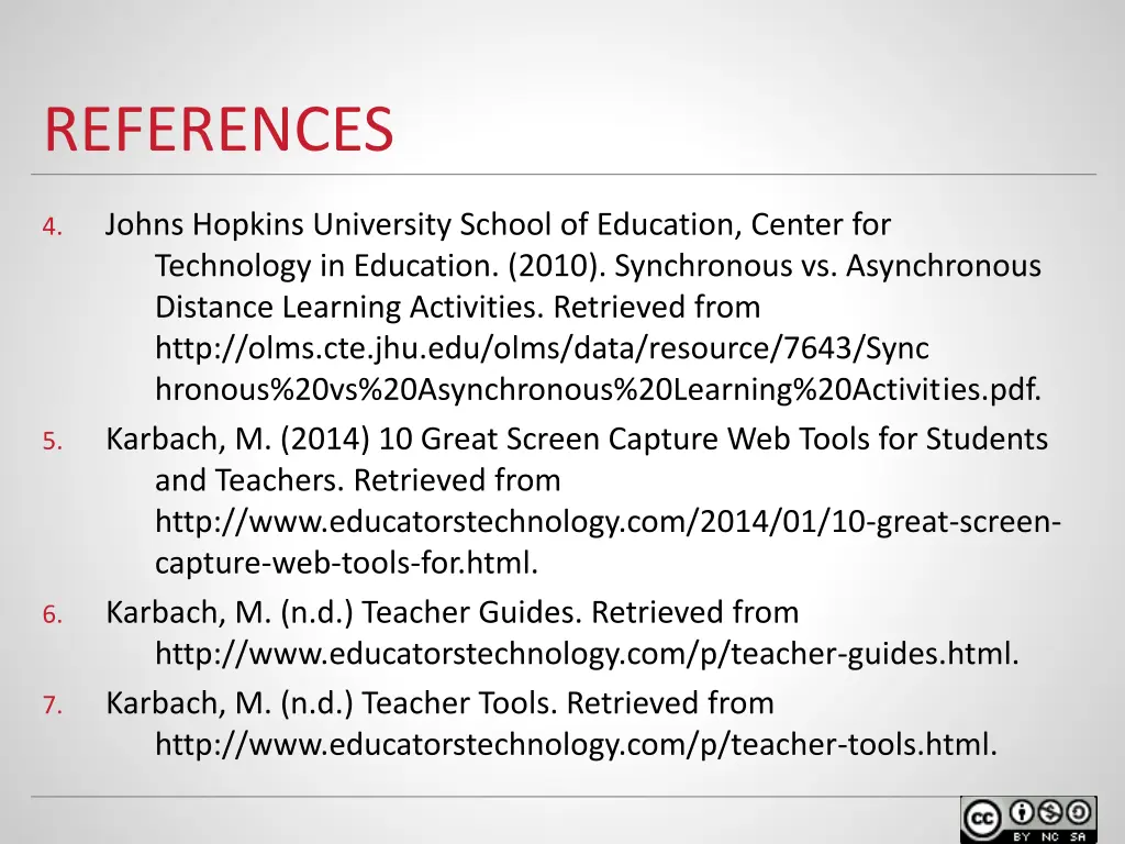 references 1