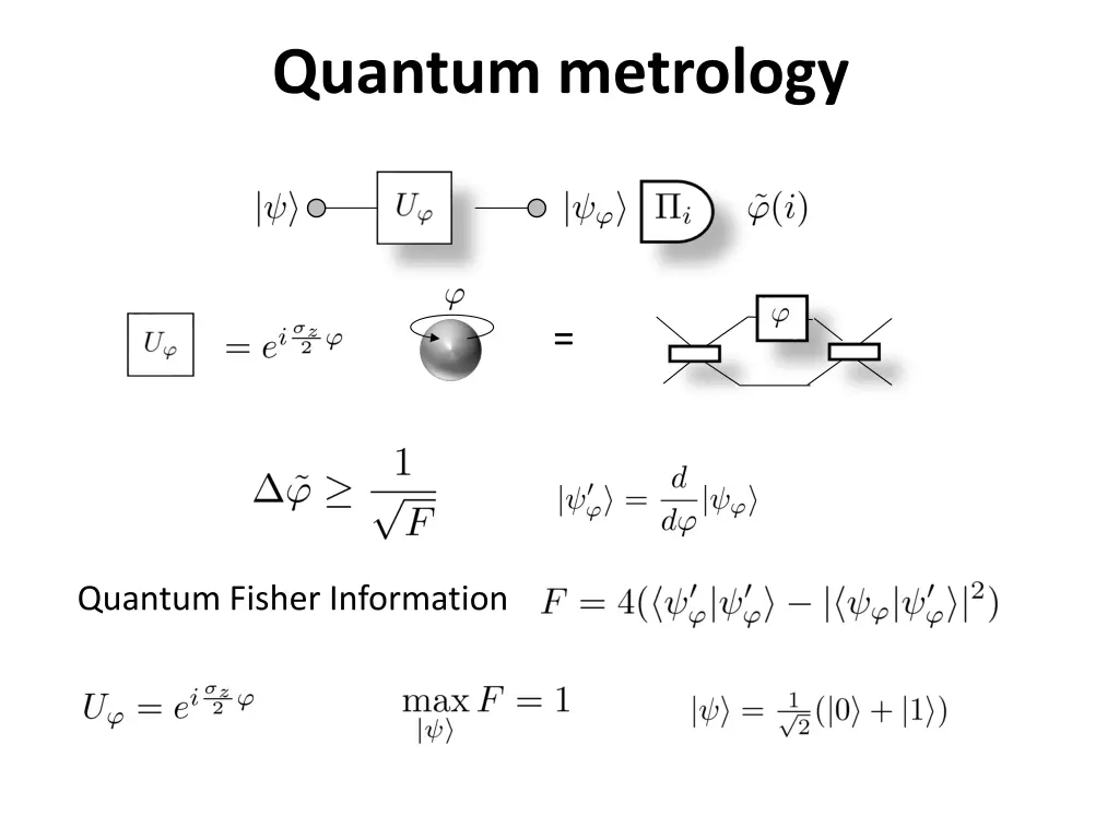 quantum metrology