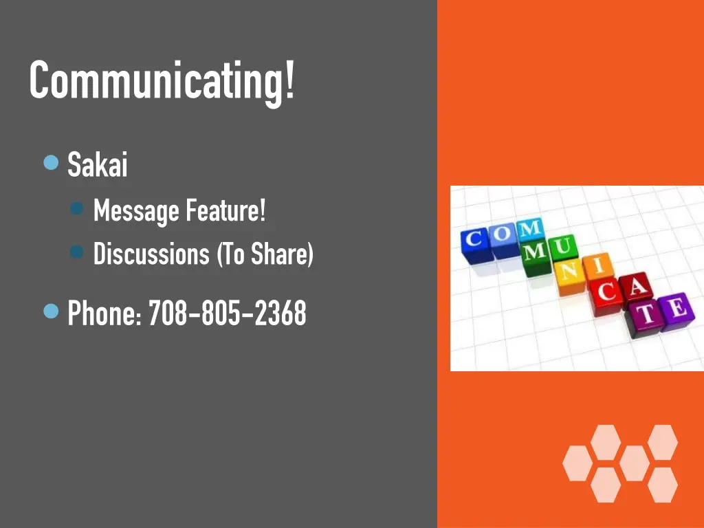 communicating