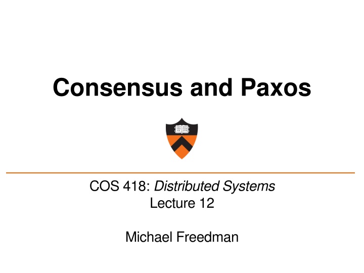 consensus and paxos