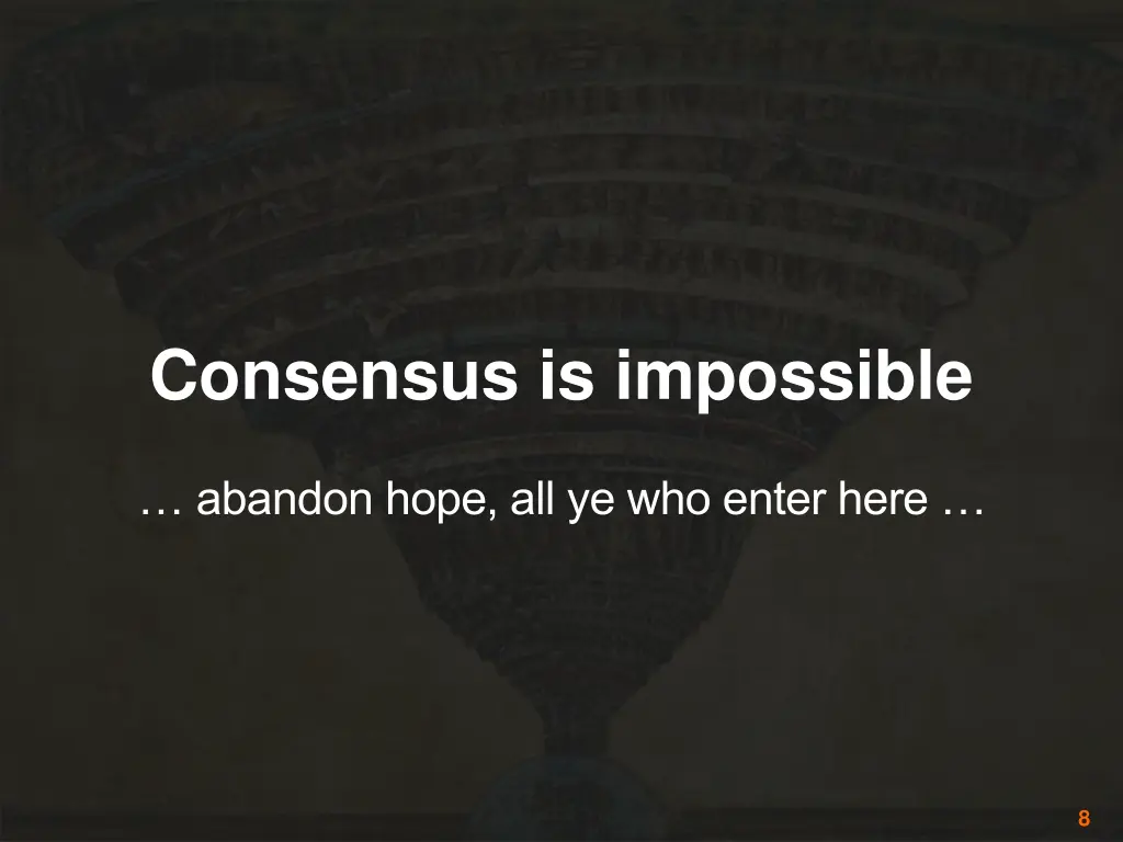 consensus is impossible