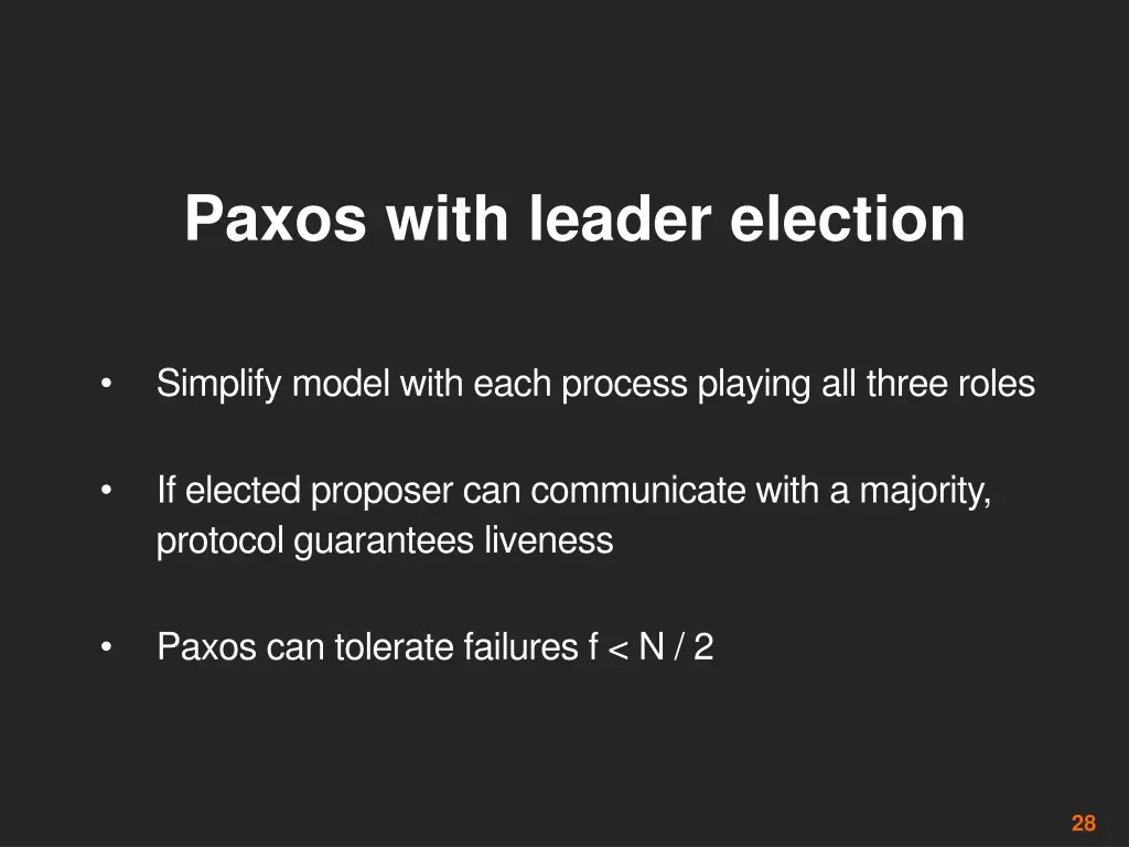 paxos with leader election