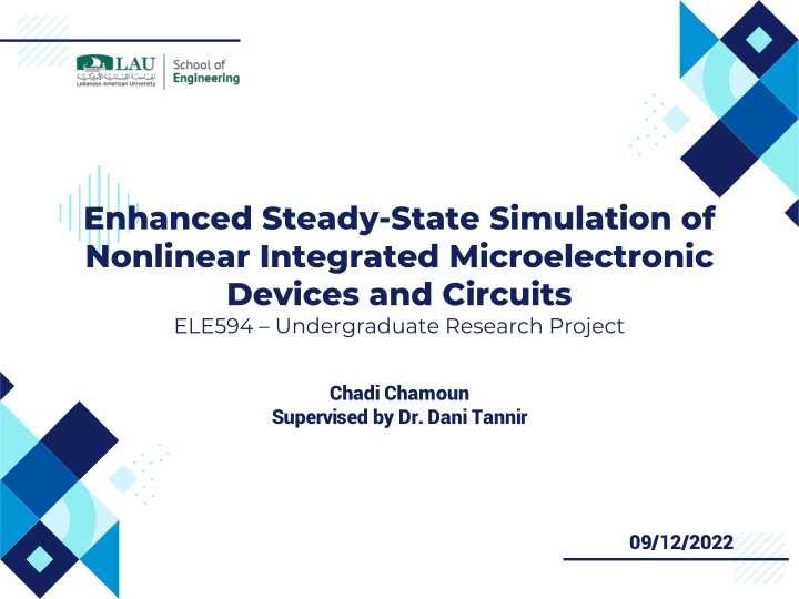 enhanced steady state simulation of nonlinear