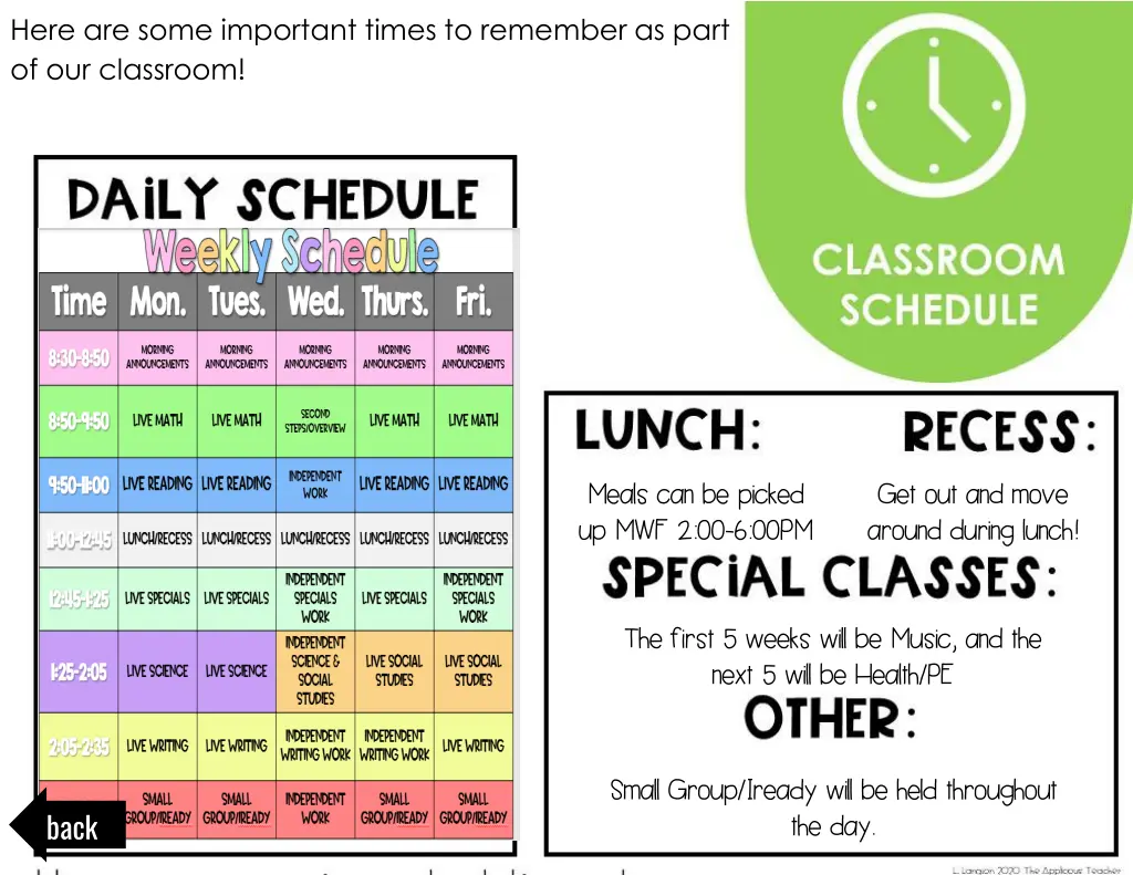 here are some important times to remember as part