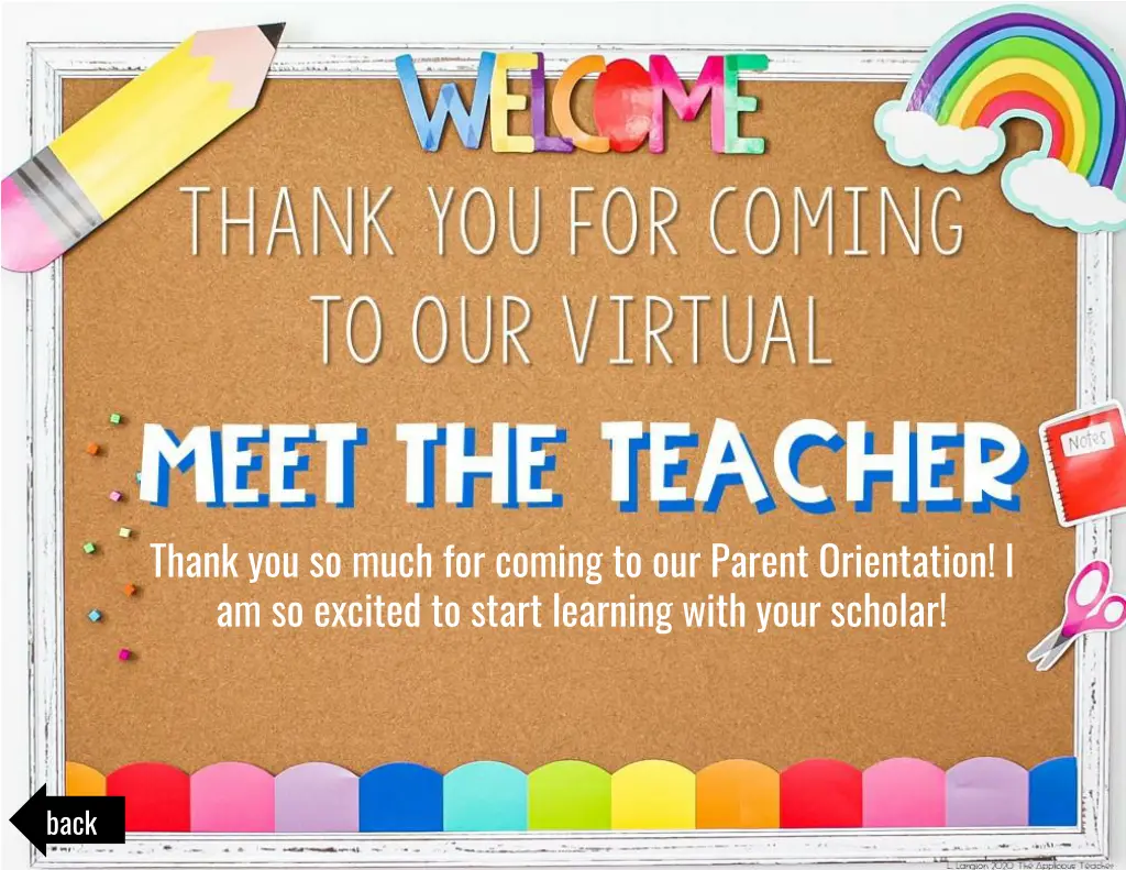 thank you so much for coming to our parent