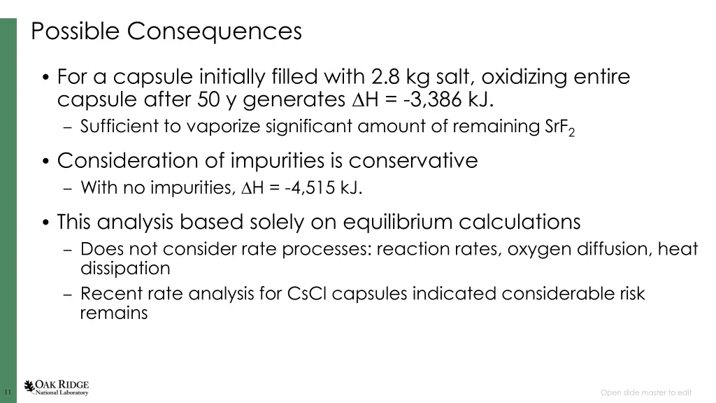 possible consequences