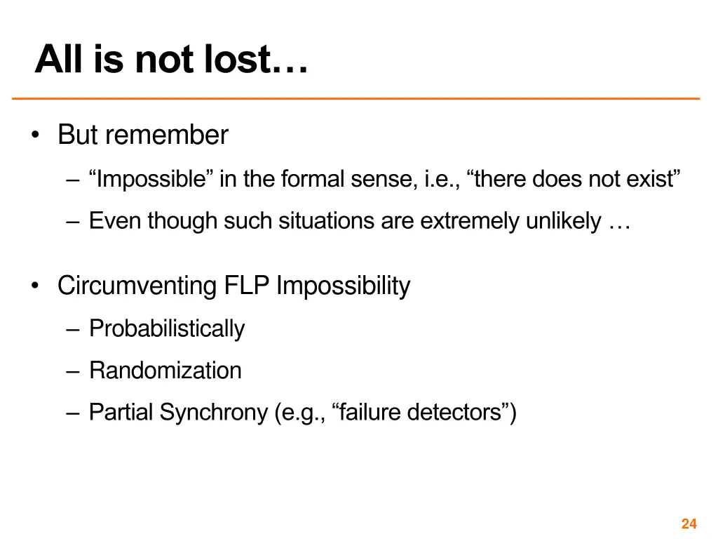all is not lost