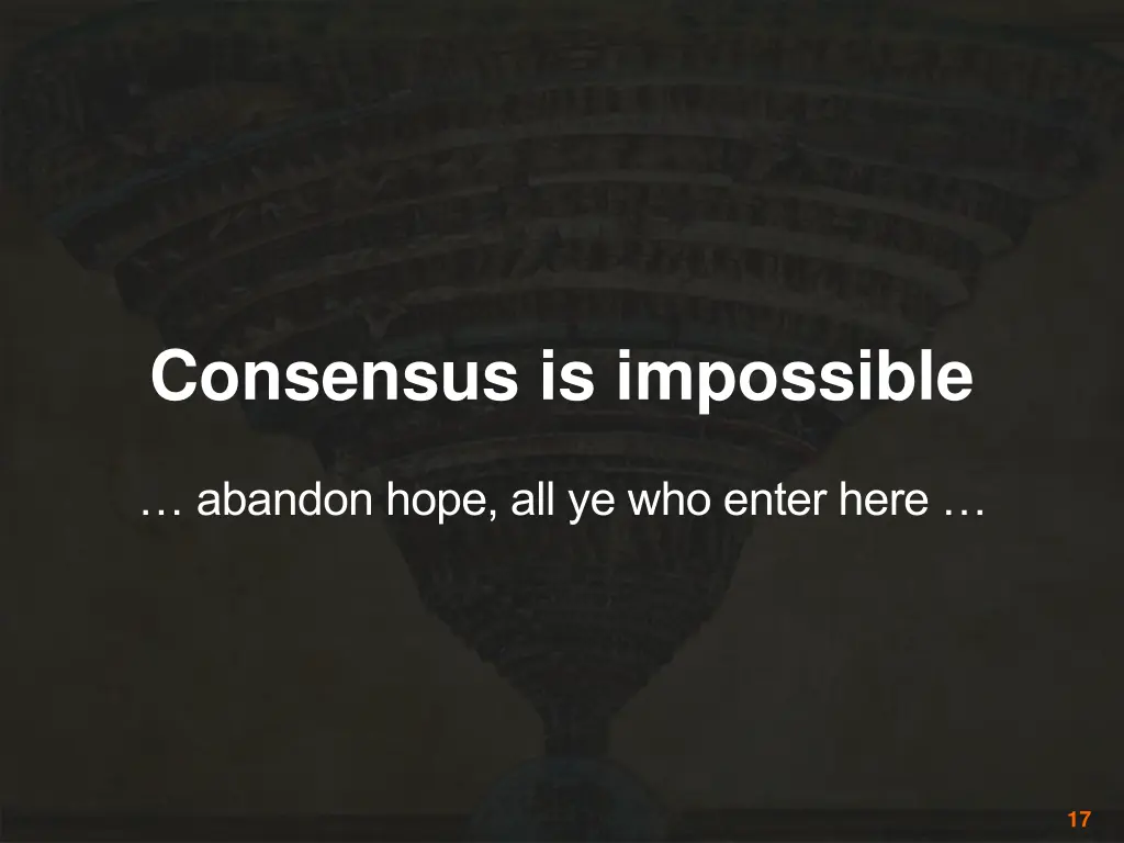 consensus is impossible