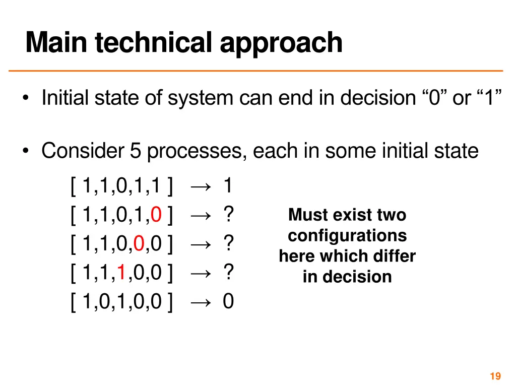 main technical approach