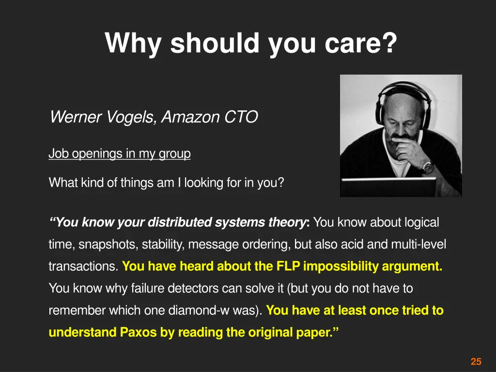 why should you care