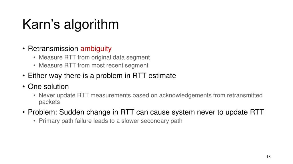 karn s algorithm