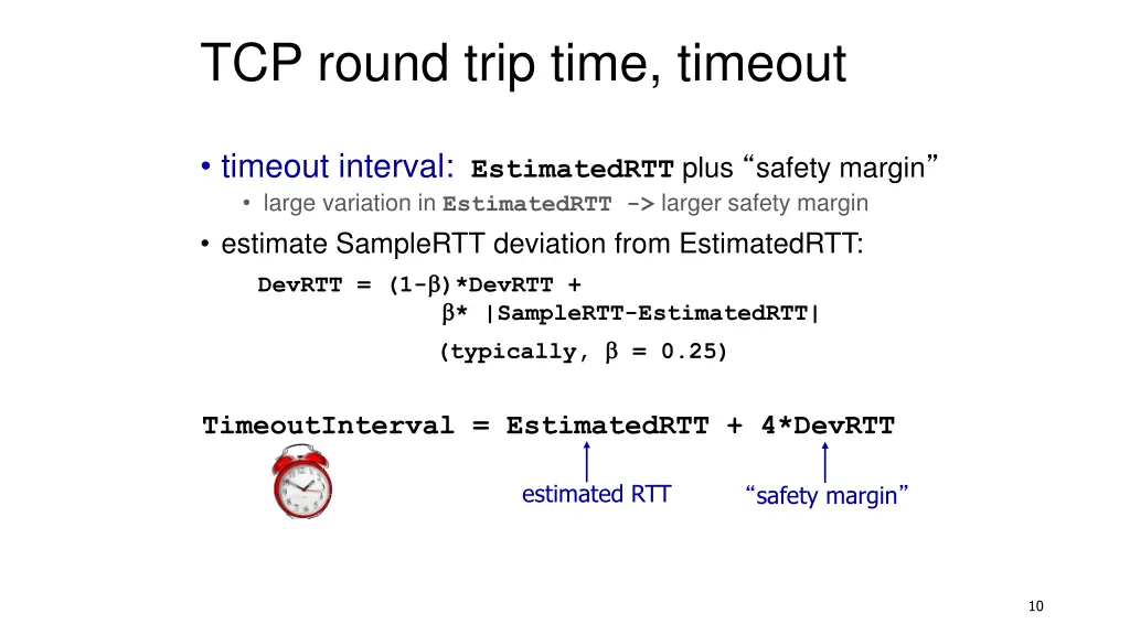 tcp round trip time timeout 2