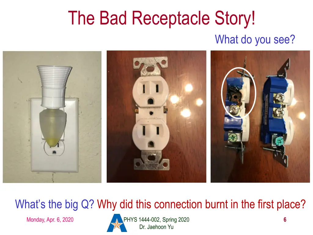 the bad receptacle story
