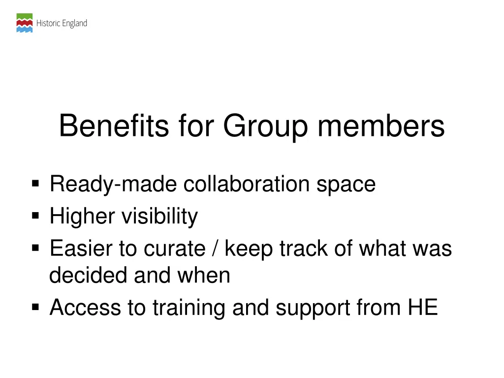 benefits for group members