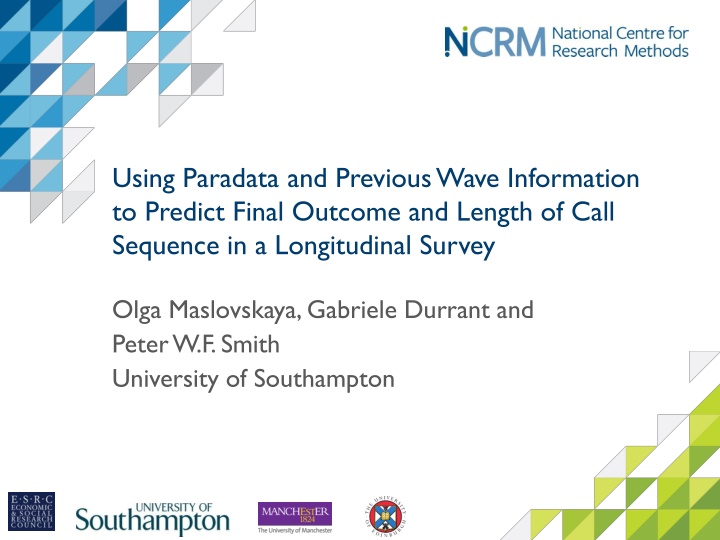using paradata and previous wave information