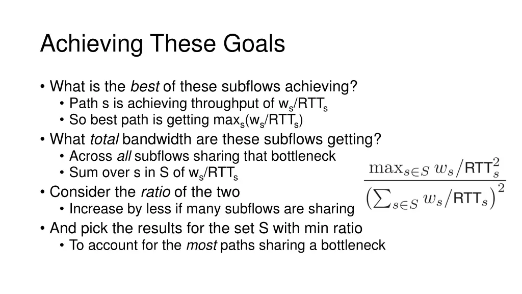 achieving these goals 1