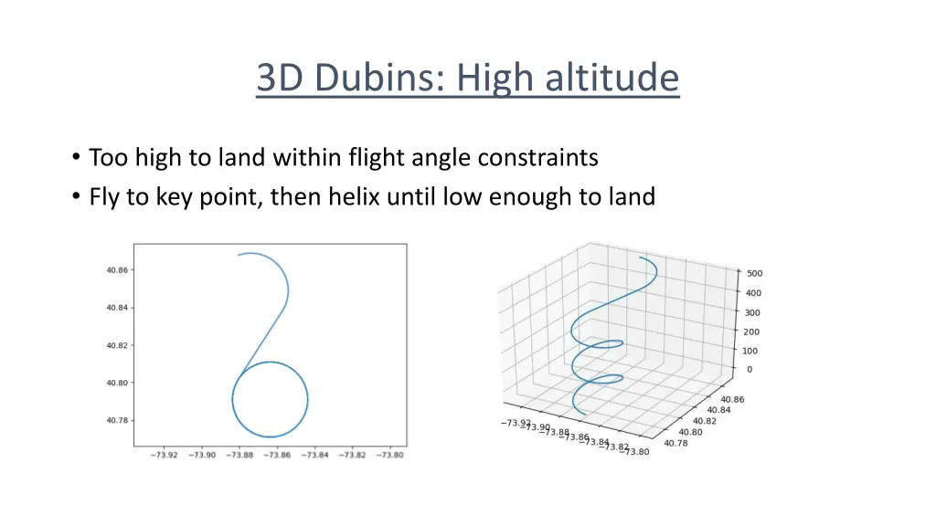 3d dubins high altitude