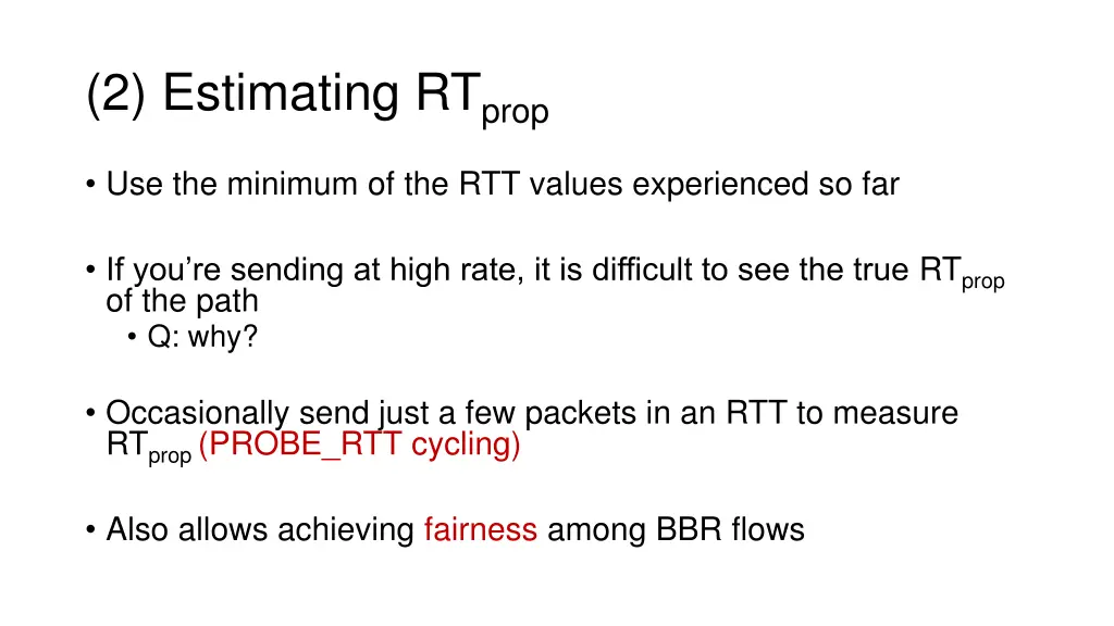 2 estimating rt prop