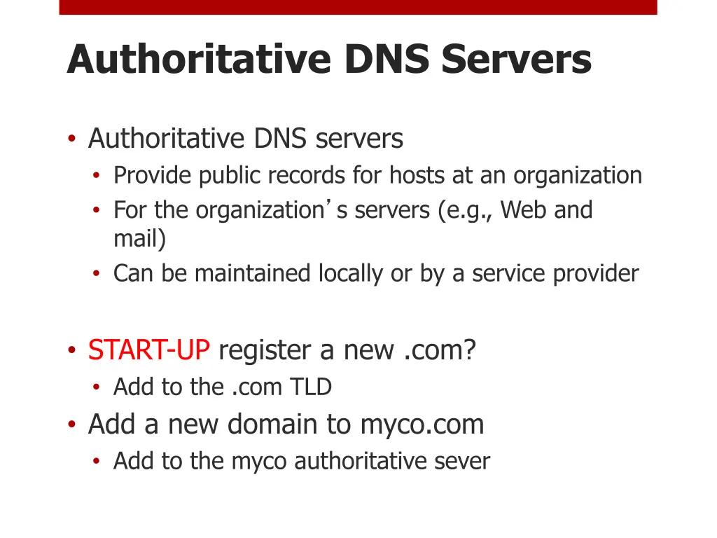 authoritative dns servers