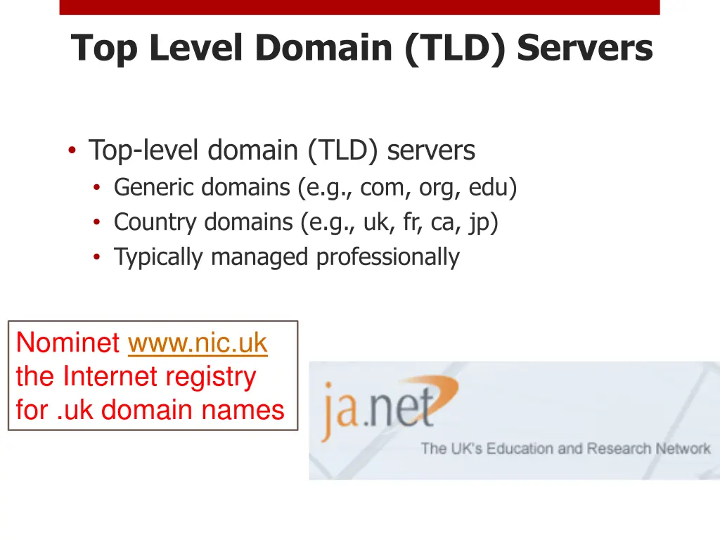 top level domain tld servers